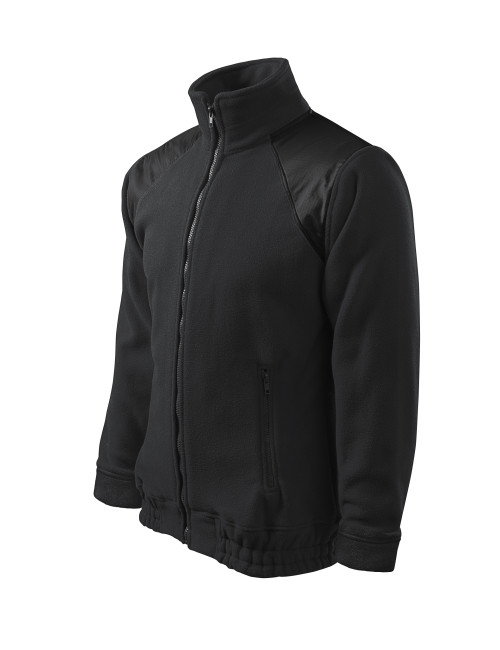 Fleece-Sweatshirt mit Logo-Stickerei
