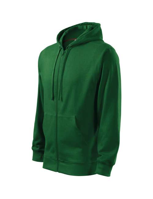 Bluza męska trendy zipper 410 zieleń butelkowa Adler Malfini