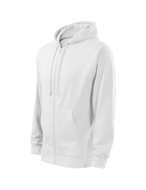 Adler Malfini Men's Trendy Zipper Sweatshirt White