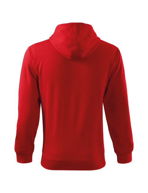 Men`s sweatshirt trendy zipper 410 red Adler Malfini