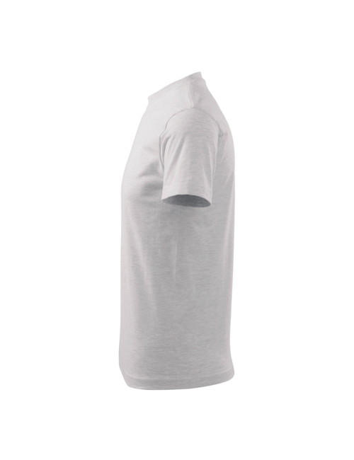 Basic Kinder T-Shirt 138 Hellgrau Melange Adler Malfini
