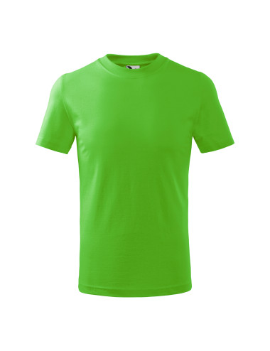 Basic-Kinder-T-Shirt 138 grüner Apfel Adler Malfini