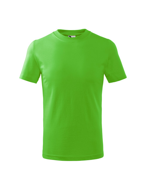 Basic-Kinder-T-Shirt 138 grüner Apfel Adler Malfini