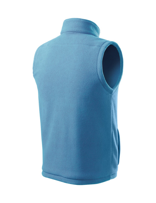 Adler RIMECK unisex fleece vest Next 518 azure logo embroidery