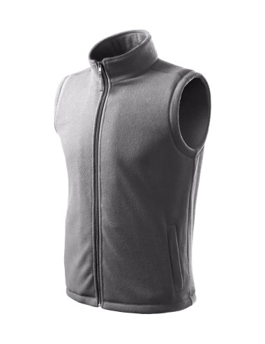 Unisex advertising fleece vest with your own print, logo, embroidery