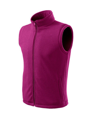 Unisex fleece vest next 518 fuchsia red Adler Rimeck