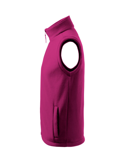 Unisex fleece vest next 518 fuchsia red Adler Rimeck
