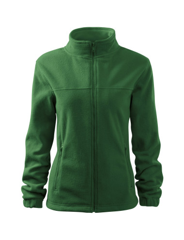 Adler RIMECK Women`s Fleece Jacket 504 bottle green logo embroidery