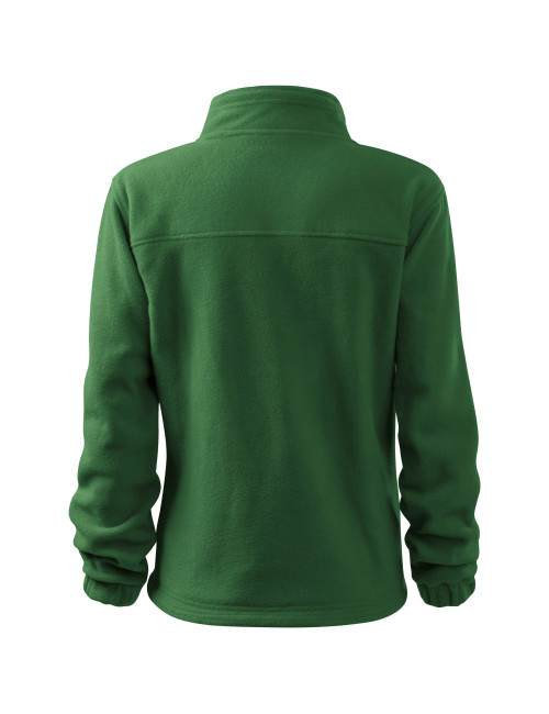 Adler RIMECK Women`s Fleece Jacket 504 bottle green logo embroidery