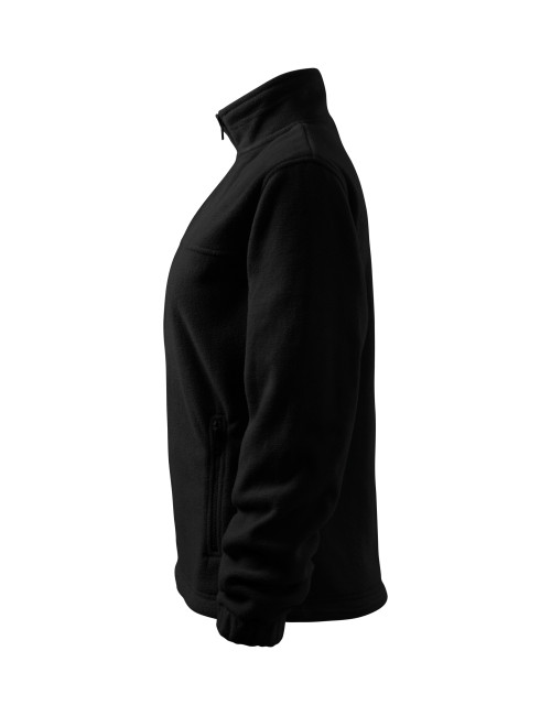 Adler RIMECK Women`s Fleece Jacket 504 black computerized logo embroidery