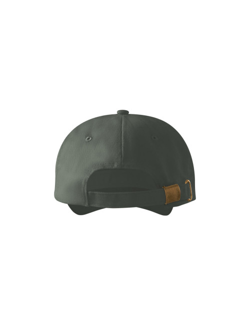 Czapki z haftem 3D 6p 305 Adler Malfini - ciemnym khaki, gruba bawełna