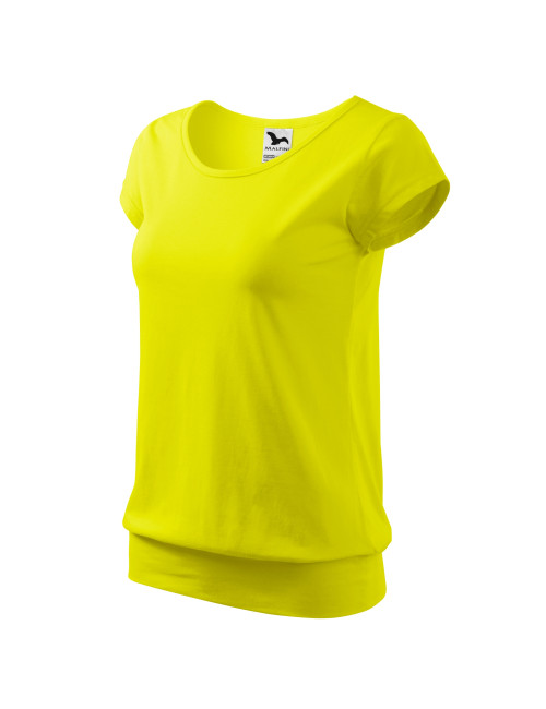Damen T-Shirt City 120 Zitrone Adler Malfini