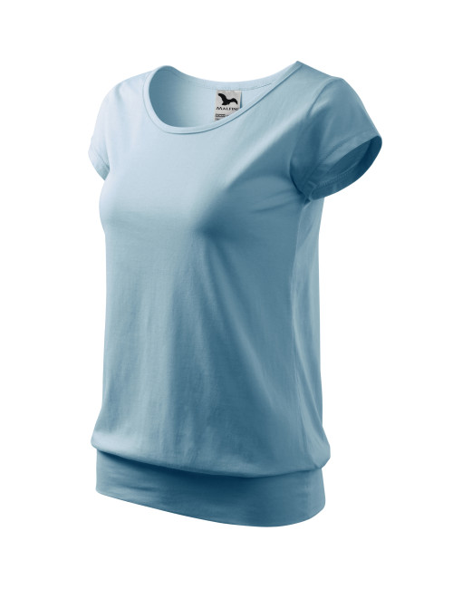 Damen T-Shirt City 120 blau Adler Malfini