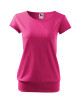 Adler MALFINI Damen T-Shirt City 120 rot lila mit Logo