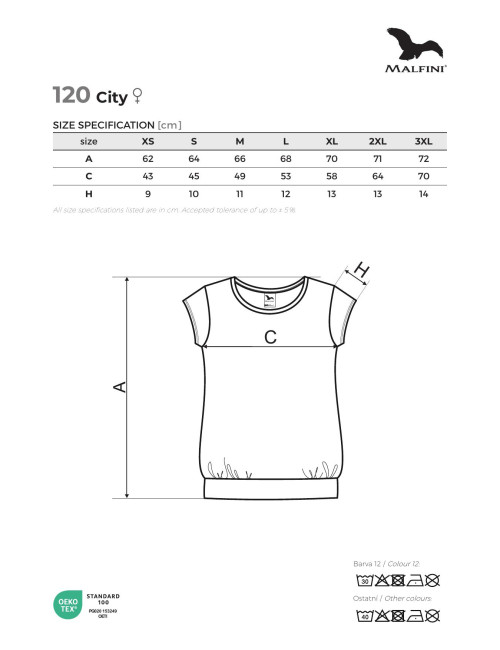 Werbe-T-Shirts für Damen mit Aufdruck, Logo, Stickerei - Adler - Malfini