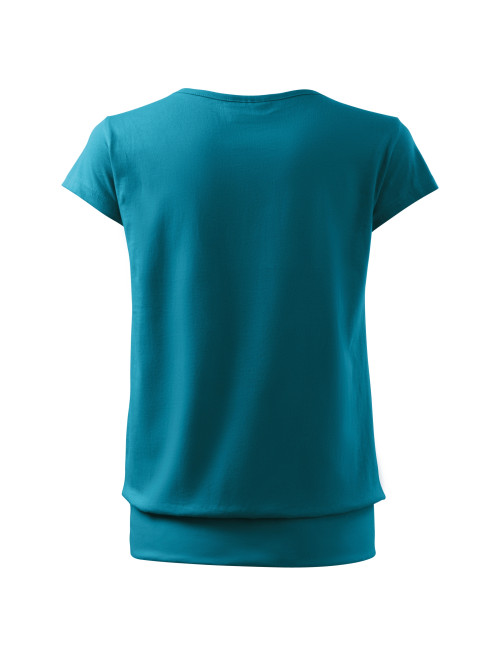 Damen T-Shirt City 120 Dunkeltürkis Adler Malfini