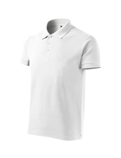 Koszulka polo męska Adler Malfini Cotton Heavy biały - P&M