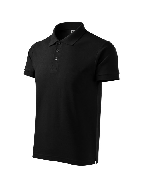 Koszulka polo męska cotton heavy 215 czarny Adler Malfini