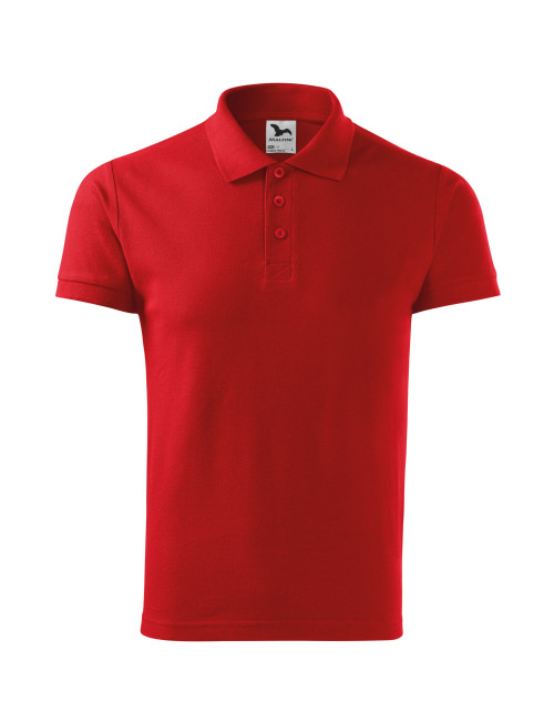 Koszulka polo męska cotton heavy 215 czerwony Adler Malfini