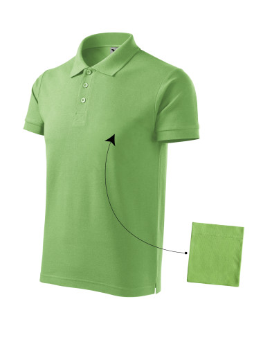 Herren-Poloshirt Baumwolle 212 Erbse Adler Malfini