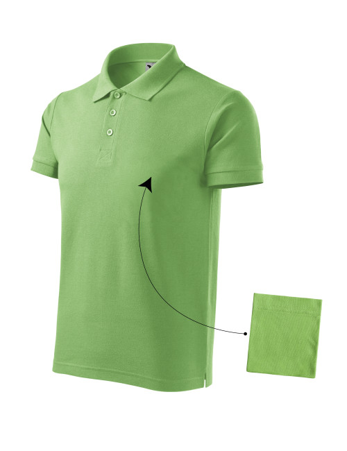 Herren-Poloshirt Baumwolle 212 Erbse Adler Malfini
