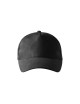 Czapka Adler Malfini 5p 307 unisex czarna z haftem, regulacja, gruba 