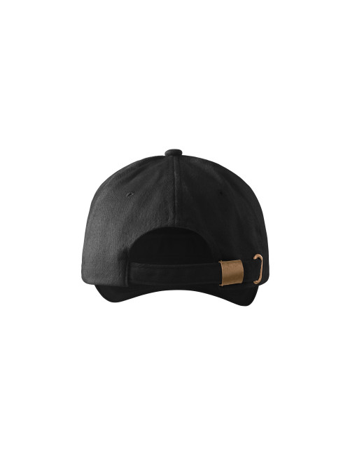 Czapka Adler Malfini 5p 307 unisex czarna z haftem, regulacja, gruba 