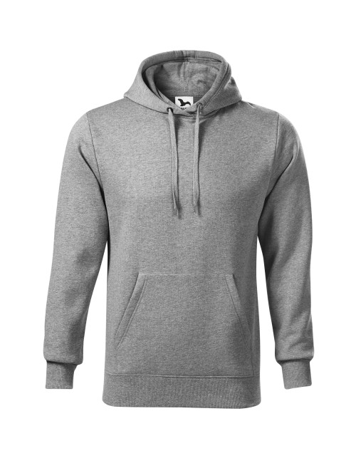 Herren-Sweatshirt-Umhang 413 dunkelgrau meliert Adler Malfini
