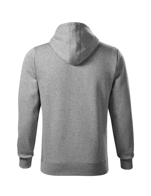 Herren-Sweatshirt-Umhang 413 dunkelgrau meliert Adler Malfini
