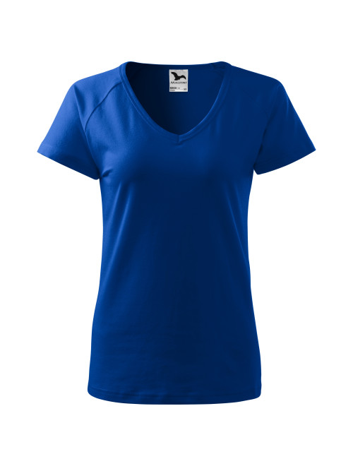 Adler MALFINI Damen T-Shirt Dream 128 Kornblumenblau mit Firmenlogo-Aufdrucken