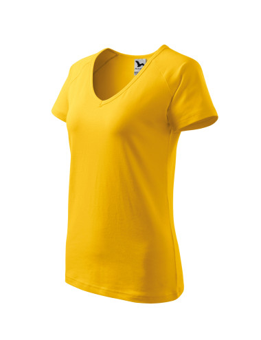 Werbung für Damen-T-Shirts mit eigener Stickerei, Logo und Aufdruck
