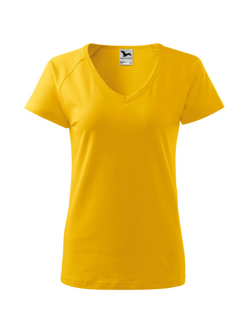 Werbung für Damen-T-Shirts mit eigener Stickerei, Logo und Aufdruck