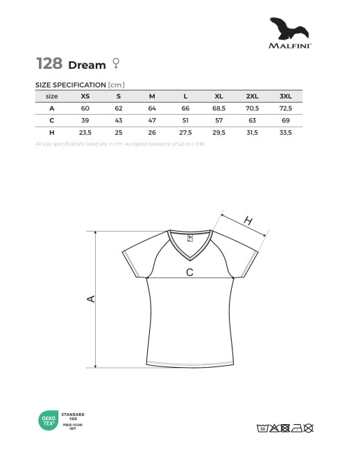 Damen T-Shirt Dream 128 blau Adler Malfini