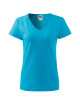 Damen-Werbe-T-Shirt mit tiefem Ausschnitt mit Ihrem eigenen Logo, Aufdruck und Stickerei