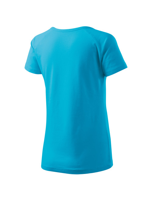 Damen-Werbe-T-Shirt mit tiefem Ausschnitt mit Ihrem eigenen Logo, Aufdruck und Stickerei