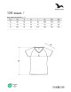 Damen-Werbe-T-Shirt mit tiefem Ausschnitt mit Ihrem eigenen Logo, Aufdruck und Stickerei