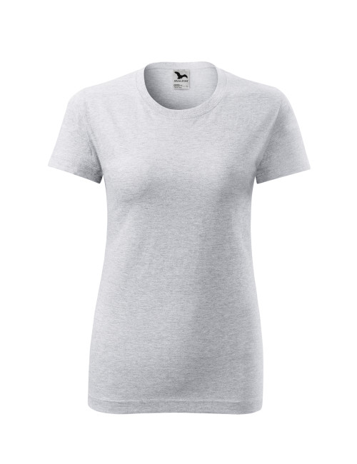 Damen T-Shirt Classic New 133 Hellgrau Melange Adler Malfini