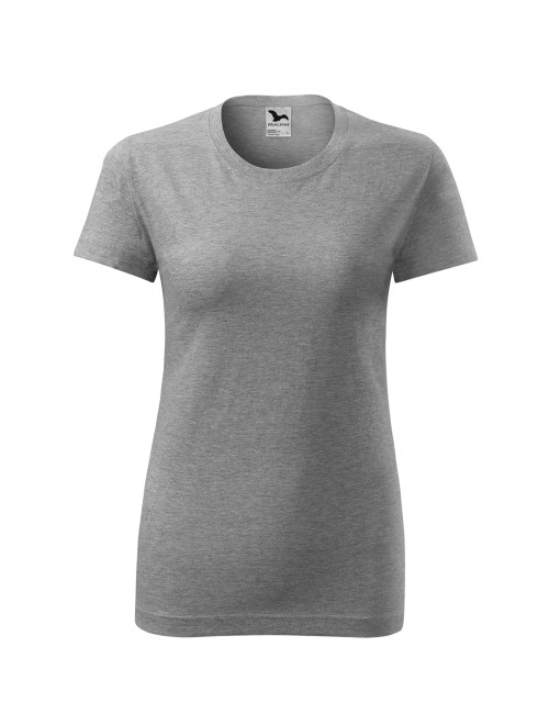 Damen T-Shirt Classic New 133 Dunkelgrau Melange Adler Malfini