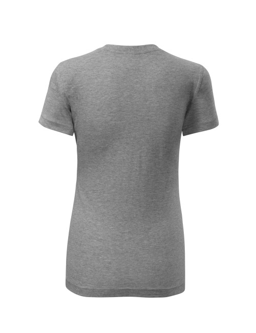 Damen T-Shirt Classic New 133 Dunkelgrau Melange Adler Malfini