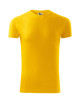 Adler MALFINI Herren T-Shirt Viper 143 gelbes Workwear-Logo mit Stickerei