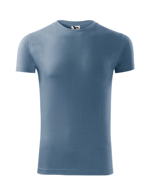 Adler MALFINI Koszulka męska Viper 143 denim odzież z haftem logo