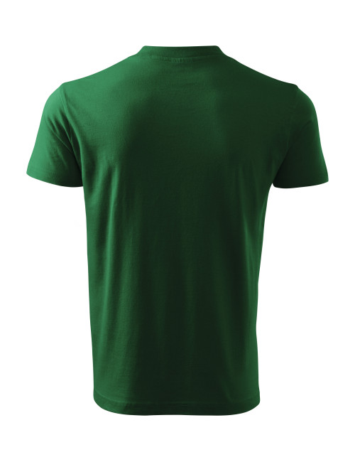 Unisex-T-Shirt mit V-Ausschnitt 102 flaschengrün Adler Malfini