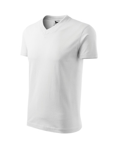 Koszulka unisex Adler Malfini V-neck 102 biały - P&M