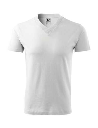 Unisex T-Shirt Adler Malfini V-neck 102 Weiß