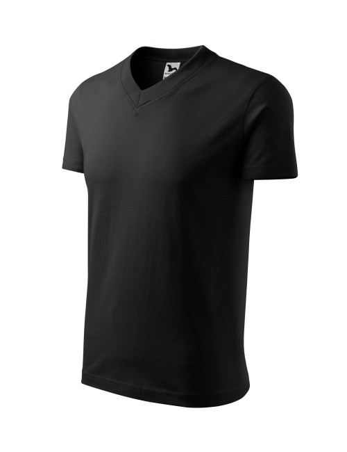 Unisex-T-Shirt mit V-Ausschnitt 102 schwarz Adler Malfini