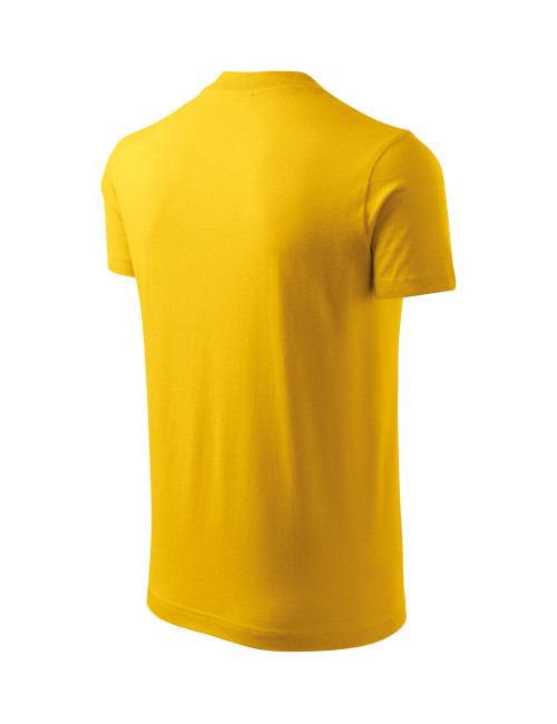 Unisex v-neck t-shirt 102 yellow Adler Malfini