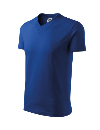 Unisex-T-Shirt mit V-Ausschnitt 102 kornblumenblau Adler Malfini