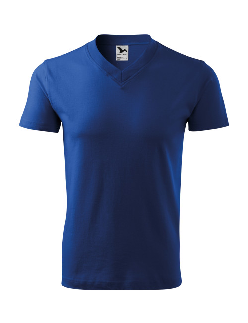 Unisex-T-Shirt mit V-Ausschnitt 102 kornblumenblau Adler Malfini
