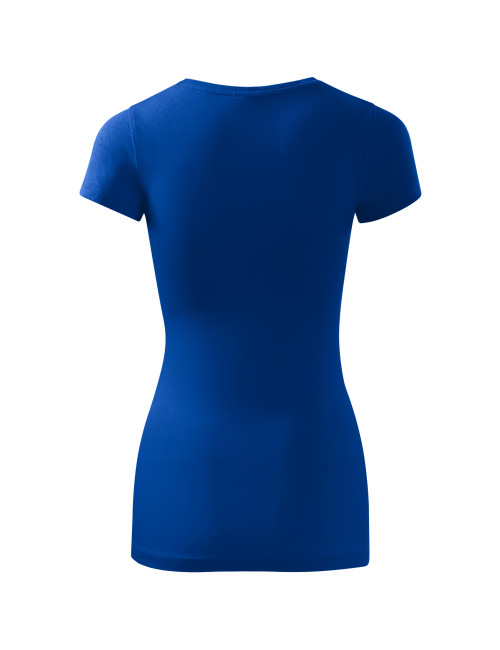 Adler MALFINI Women`s T-shirt Glance 141 cornflower blue with embroidered logo