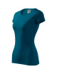 Tailliertes SLIM-FIT-T-Shirt für Damen, 5 % Lycra, GLANCE 141, Petrolblau